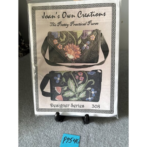 Joans Own Creations Designer Series 308 Pretty Practical Purse Pattern for Quilt - Picture 5 of 5